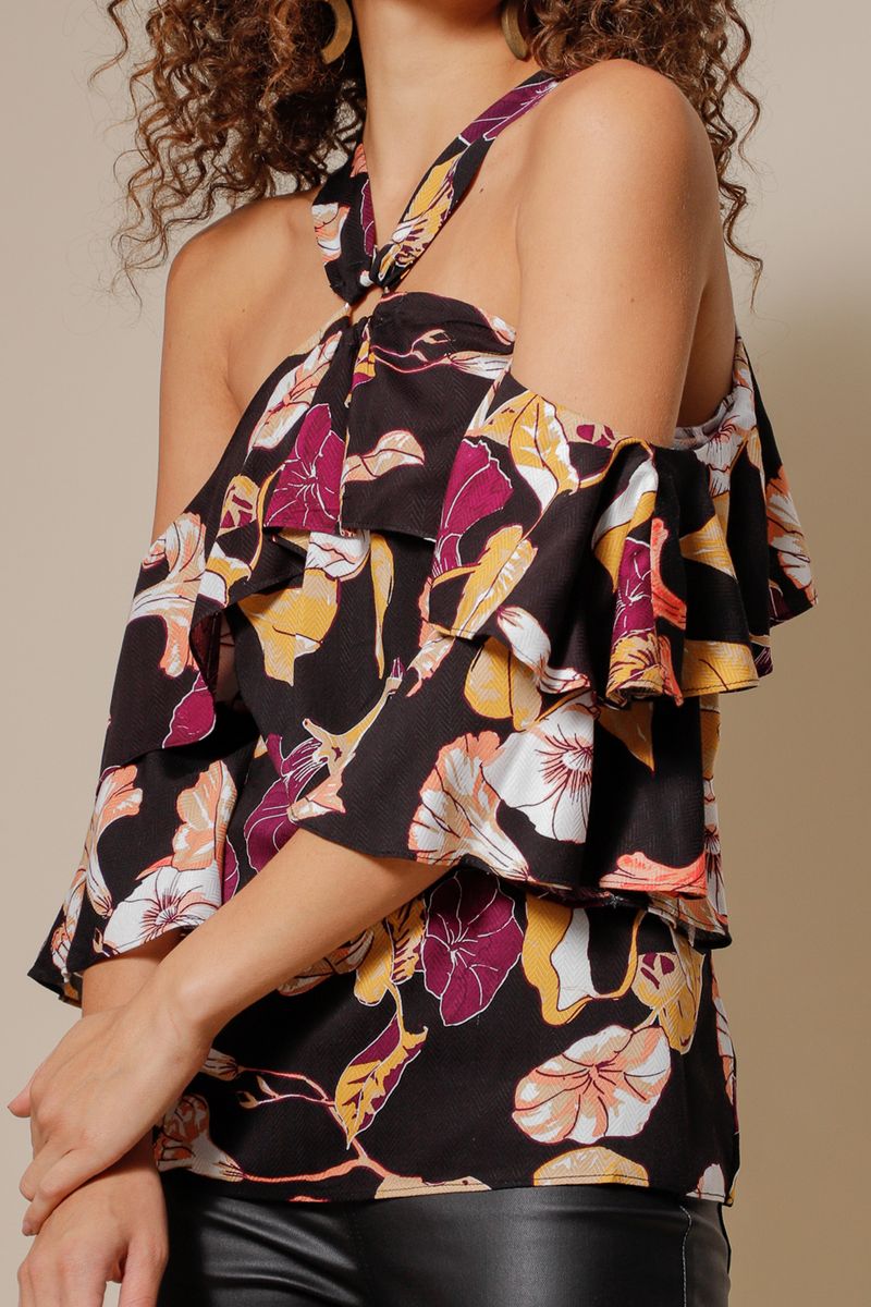 Blusa Amazônia  PRETO 36