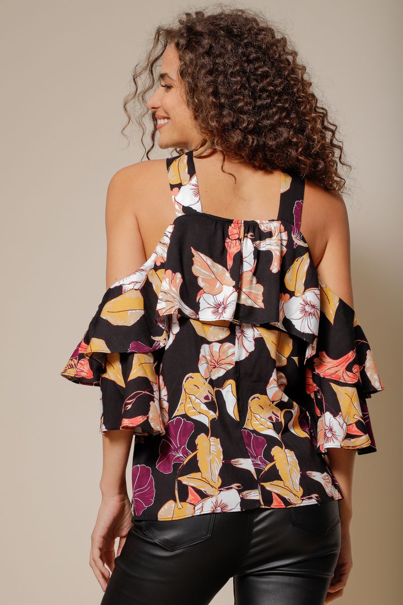 Blusa Amazônia  PRETO 36