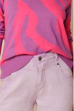 Calça Sarja Marmorizada  LILAS 46
