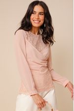 Blusa Lace Romantic ROSÊ 36