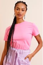 Camiseta Algodão Basic ROSA GG