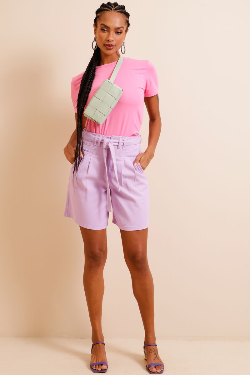 Camiseta Algodão Basic ROSA GG