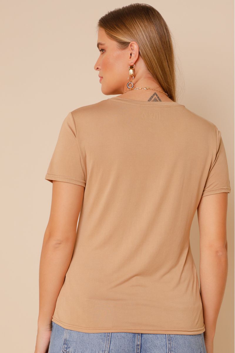 Camiseta Find Your Nude BEGE GG