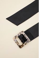 Cinto Faixa Fivela Resina PRETO G