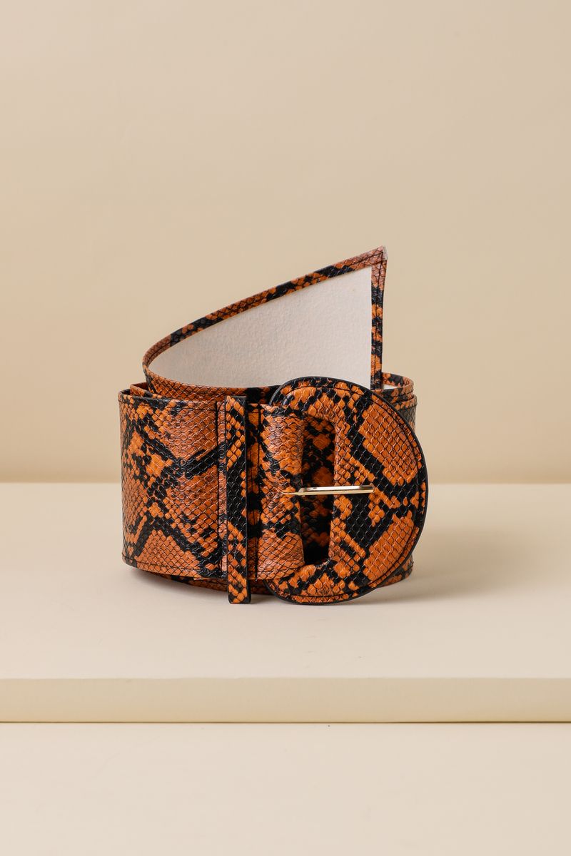 Cinto Snake CAMEL P