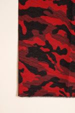 Echarpe Camuflado Sarjado  VERMELHO
