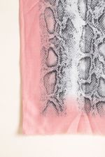 Echarpe Cobra Degradê ROSA