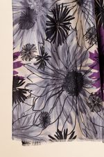 Echarpe Floral  ROXO