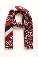Echarpe Animal Print  VINHO