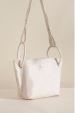 Bolsa Alça Com Argolas BEGE