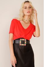 camiseta-vermelha-decote-v-New Year-p