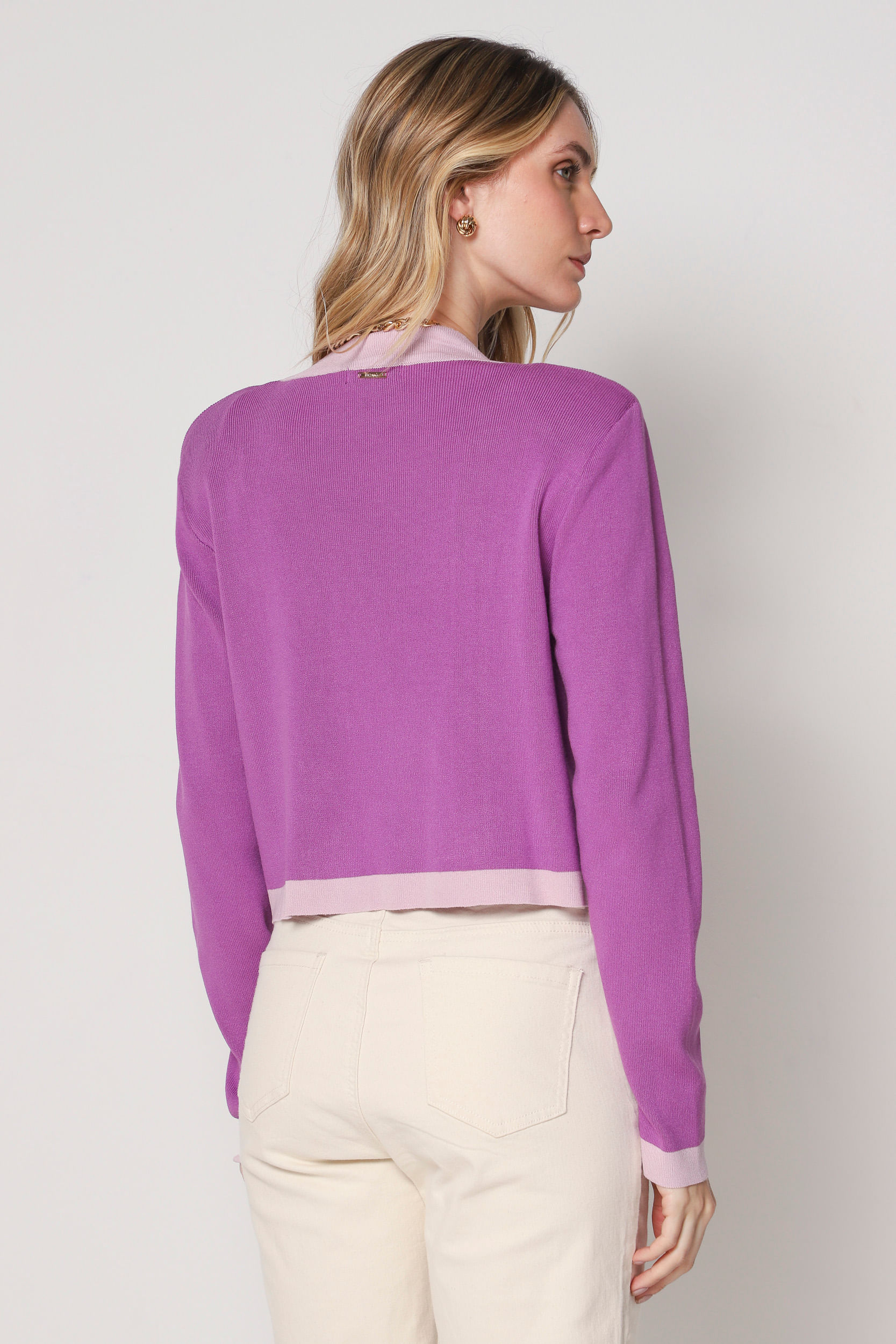 Twin Set Tricot Lilas - Mamô