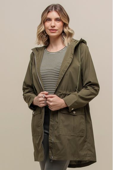 Capa de Chuva Bolsos       VERDE