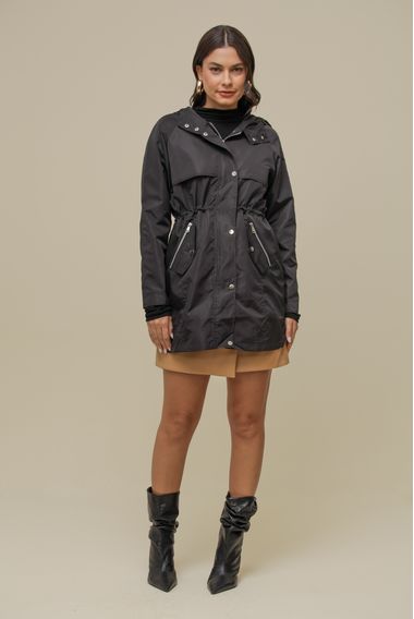 Capa de Chuva Alongado PRETO
