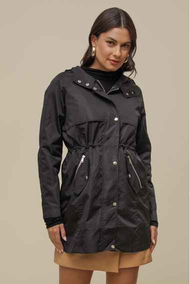 Capa de Chuva Alongado PRETO
