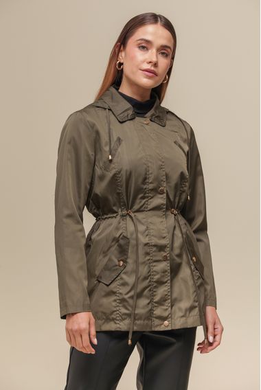 Casaco Capa de Chuva VERDE MILITAR