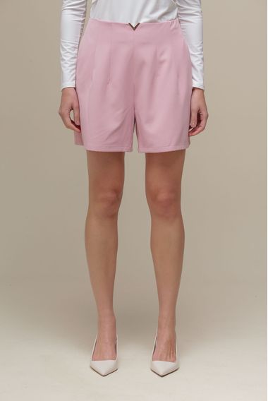 Shorts Alfaiataria Detalhe em V ROSA