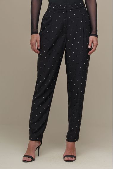 Calça Alfaiataria Brilhos PRETO